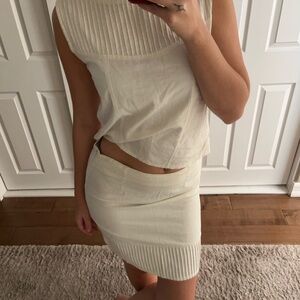 Elegant Cream Skirt